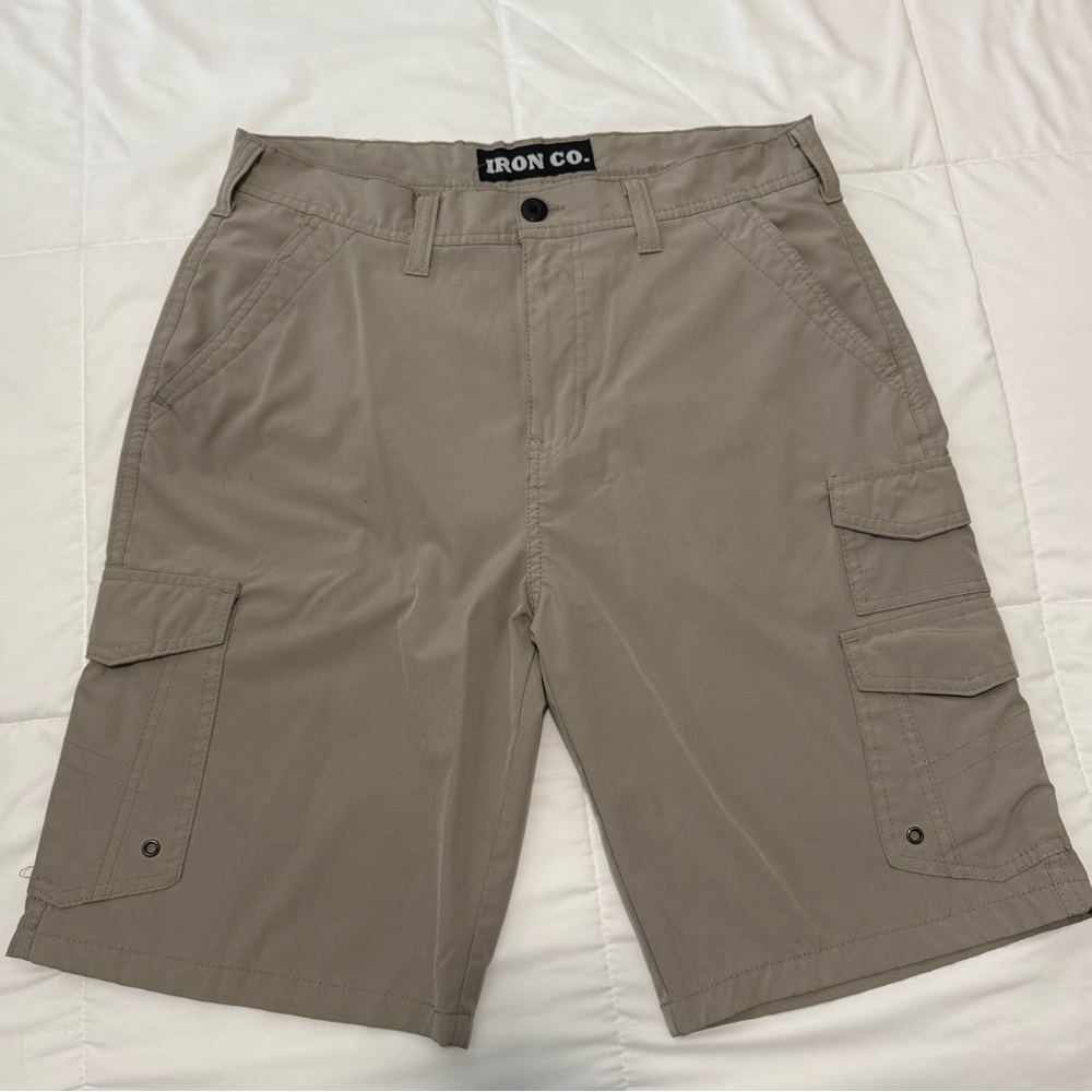 Men's Tan Cargo Shorts